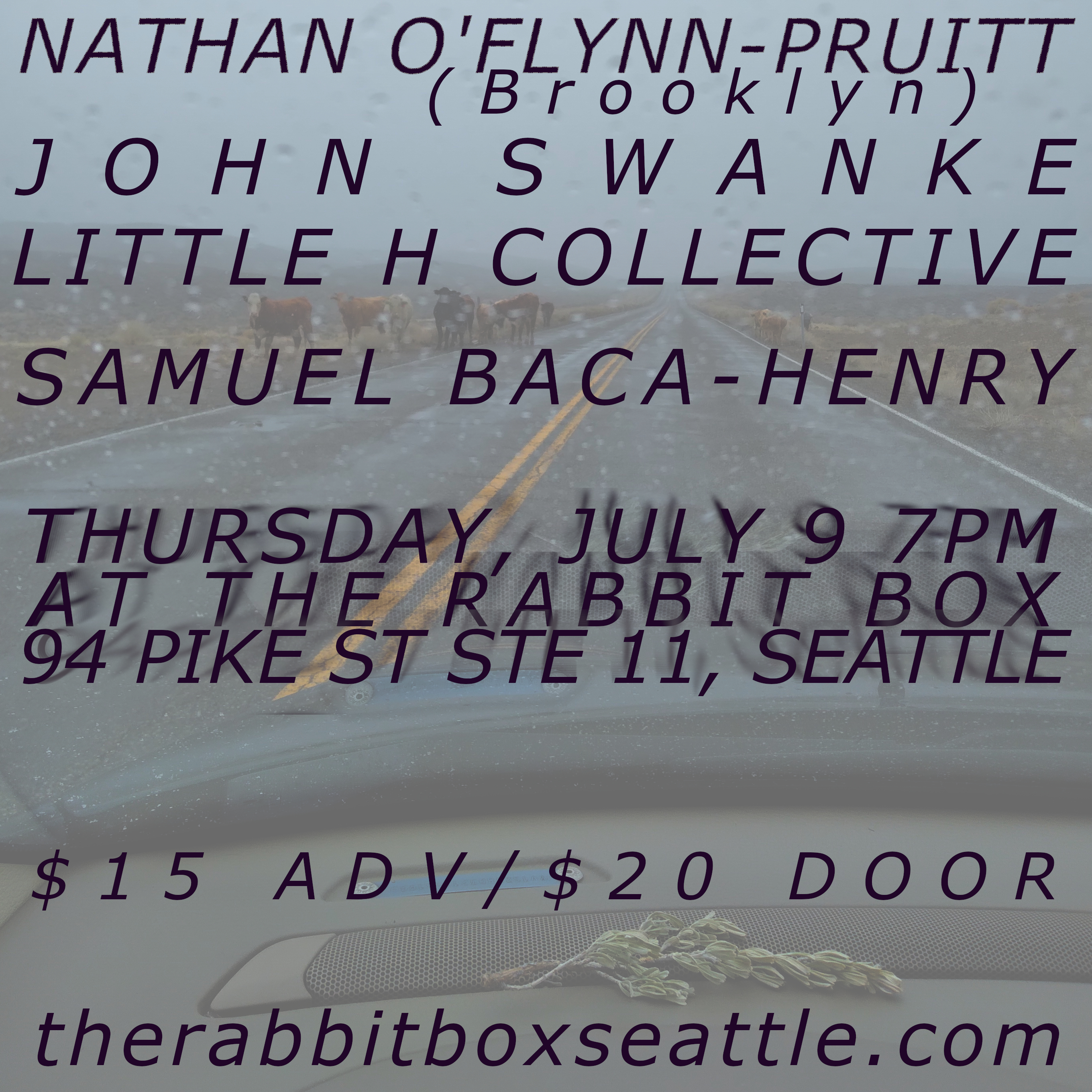 Rabbit Box Theatre flyer
