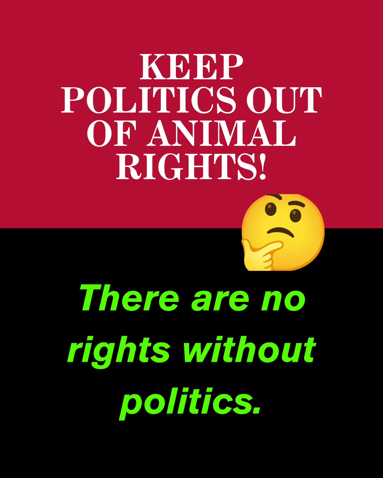 Keep Politics Out of Animal Rights? cover